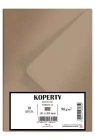 Koperty A5 złote 10 szt