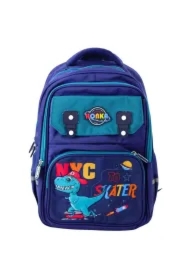 Plecak szkolny Dinozaur granatowy