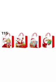 Torebka świąteczna pionowa mała mix