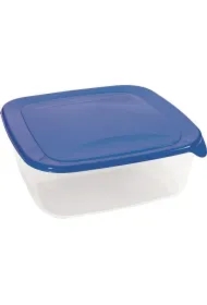 Curver pojemnik na żywność "fresh&go" kwadratowy niebieski/ transparentny