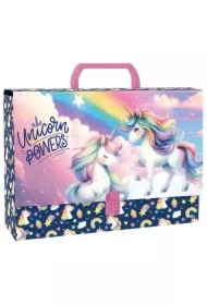 Teczka z rączką gruba Jednorożec 16