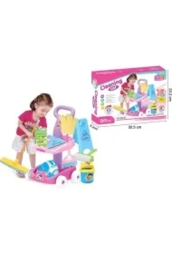 Wózek z zestawem do sprzątania