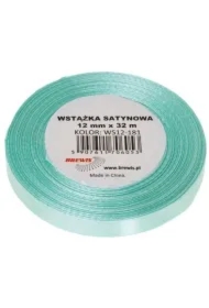 Wstążka satynowa miętowa