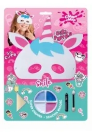 Komplet Maska piankowa Unicorn + Farbka do malowania