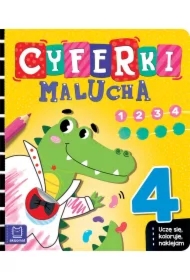 Uczę się, koloruję, naklejam. Cyferki malucha