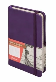 Notes A7 kratka Secesja purpura