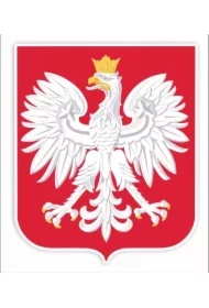Dekoracje okienne dwustronne - Godło Polski A3