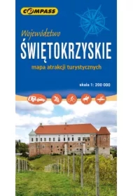 Świętokrzyskie mapa atrakcji tur. 1:200 000