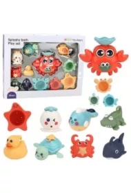 Zestaw zabawek do kąpieli 12el