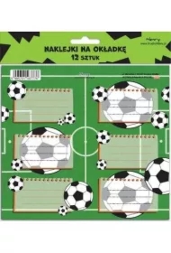 Naklejki na zeszyty - Piłka (12 szt)