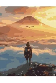 Malowanie po numerach - Rajski krajobraz