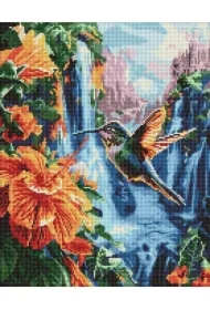 Diamentowa mozaika - Tropikalny ptak