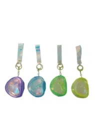 Portmonetka 2w1 brelok z wirującym piaskiem MIX