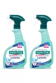 Spray do łazienki o zapachu eukaliptusa czyści usuwa kamień i dezynfekuje Zestaw