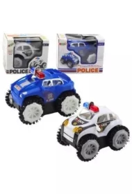 Autko policyjne przewrotek ze światłem i dźwiękiem