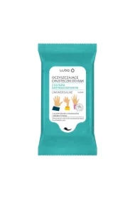 Oczyszczające chusteczki do rąk z płynem antybakteryjnym uniwersalne