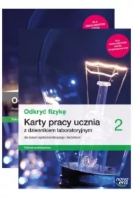 Pakiet Odkryć fizykę 2. Podręcznik i Karty pracy ucznia z dziennikiem laboratoryjnym dla liceum ogólnokształcącego i technikum. Zakres podstawowy. Szkoła ponadpodstawowa