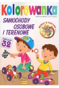 Kolorowanka. Samochody osobowe i terenowe