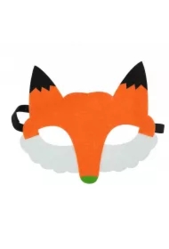 Filcowa maska zwierzątka - lis
