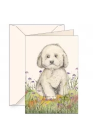 Karnet B6 z kopertą Pudel