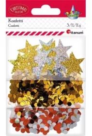 Konfetti płatki śniegu