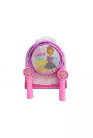 Skakanka sznurkowa dla dzieci różowa