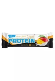 Baton proteinowy z mango w jogurtowej polewie bezglutenowy