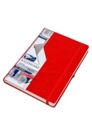 Kalendarz 2026 A4 dzienny Jazz czerwony