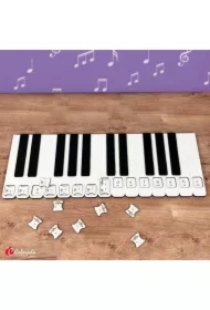 Drewniane pianino do nauki rozkładu nut