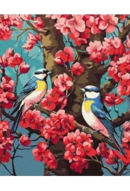 Malowanie po numerach - Zapach kwitnących kwiatów