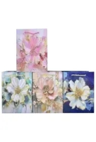 Torba prezentowa Kwiaty MIX