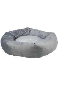 Lionel, legowisko, dla psa/kota, owalne, szare, 60 cm, z recyklingu