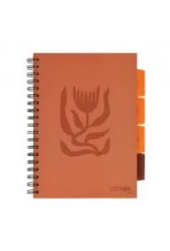 Kołozeszyt Pads B5 Floral ceglany