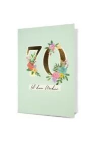 Karnet B6 Urodziny 70