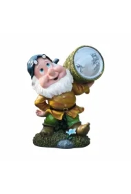 Lampka solarna krasnal z reflektorem