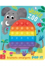 Wesołe zoo. Książeczka sensoryczna z POP IT