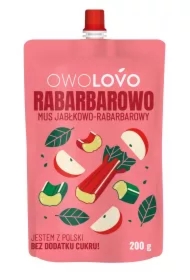 Mus jabłkowo-rabarbarowy Rabarbarowo