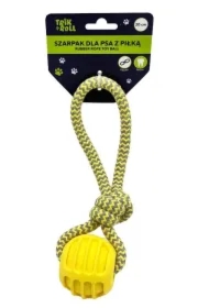 Szarpak dla Psa z piłką 20cm