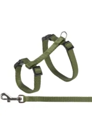 Szelki ze smyczą, dla kota, Mix kolorów, 27&ndash;45 cm/10 mm, 1.20 m