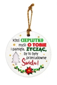 Zawieszka ceramiczna Boże Narodzenie
