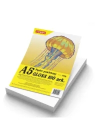 Papier kredowy powlekany A5 350 g/m gloss 100 ark