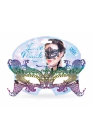 Maseczka ażurowa Tęczowy motyl