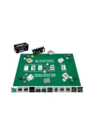 Zestaw do pokera 200 żetonów z matą i kartami