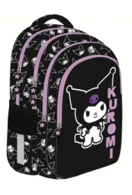 Plecak 4-komorowy Kuromi Black