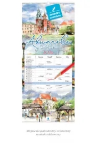 Kalendarz 2026 notatnikowy Akwarele z Polski