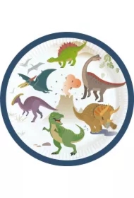 Talerze owalne papierowe