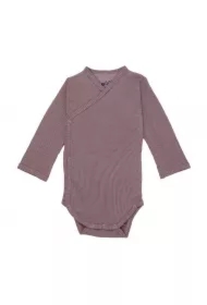 Body kopertowe niemowlęce długi rękaw bawełniane wrzosowe Ciumbelle Rose rozm. 74