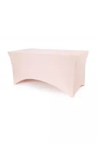 Pokrowiec na stół bankietowy brudny róż