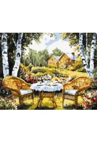 Malowanie po numerach - Wymarzony domek