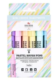 Markery pędzelkowe pastel 6 kolorów